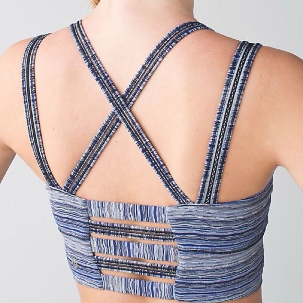 Lululemon Happy Strappy Long Line Bra, Sz 10